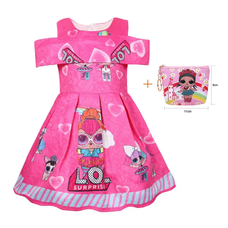 Сюрприз мультфильм кукла Мода Забавное платье взрыв милые девушки печати