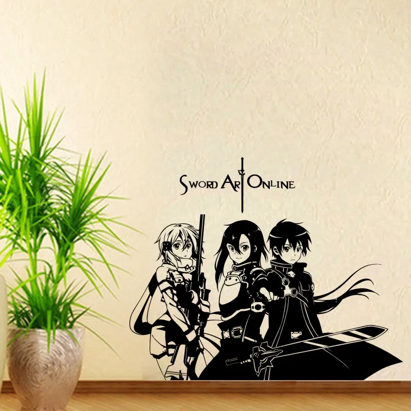 Виниловые наклейки на стену с изображением меча онлайн декоративные для дома