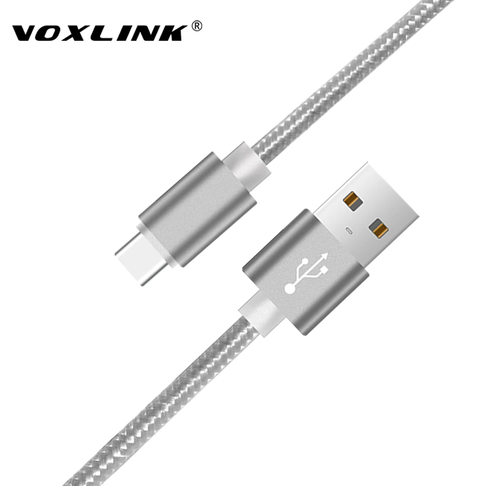 USB кабель с нейлоновой оплеткой Тип C для Samsung Galaxy|Кабели мобильных телефонов| |