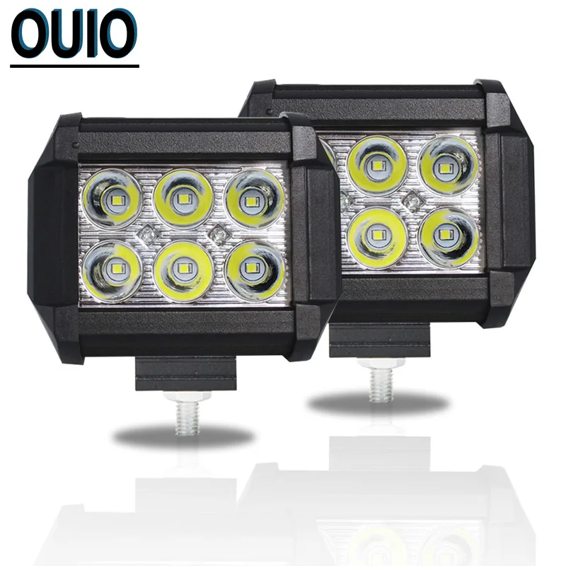 2 шт. светодиодный бар 4 дюйма светильник двойные ряды рабочий комбо балка для