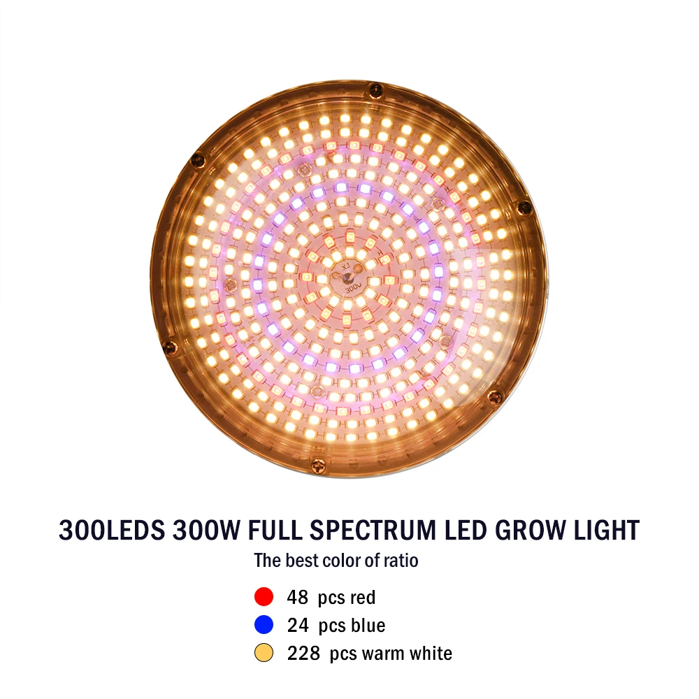 300LEDs 300W LED Grow Light Full Spectrum Warm Light Phytolamp Led Lamp for Indoor Plants grow box flowers bulb fitolampy