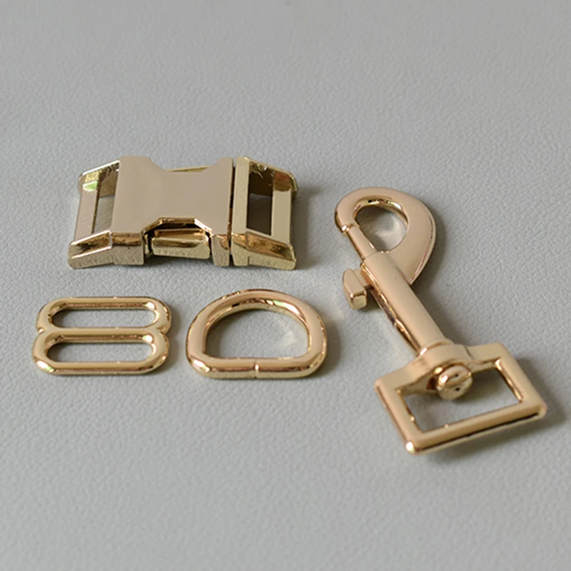 

Металлическое D-образное кольцо 20 мм, 8 кнопок, пряжка, пружинный крючок, «сделай сам», собачий ошейник, поводок, Швейные аксессуары