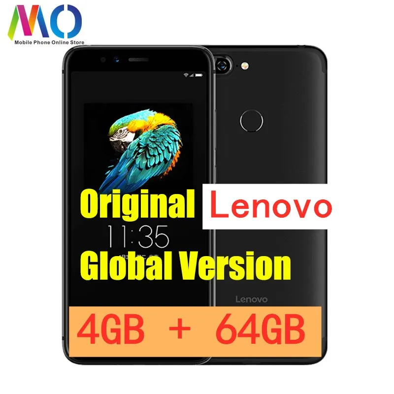 Глобальная версия lenovo S5 K520 Смартфон Android мобильный телефон 4 Гб 64 Гб Octa-core Face ID 5," отпечаток пальца 13 МП