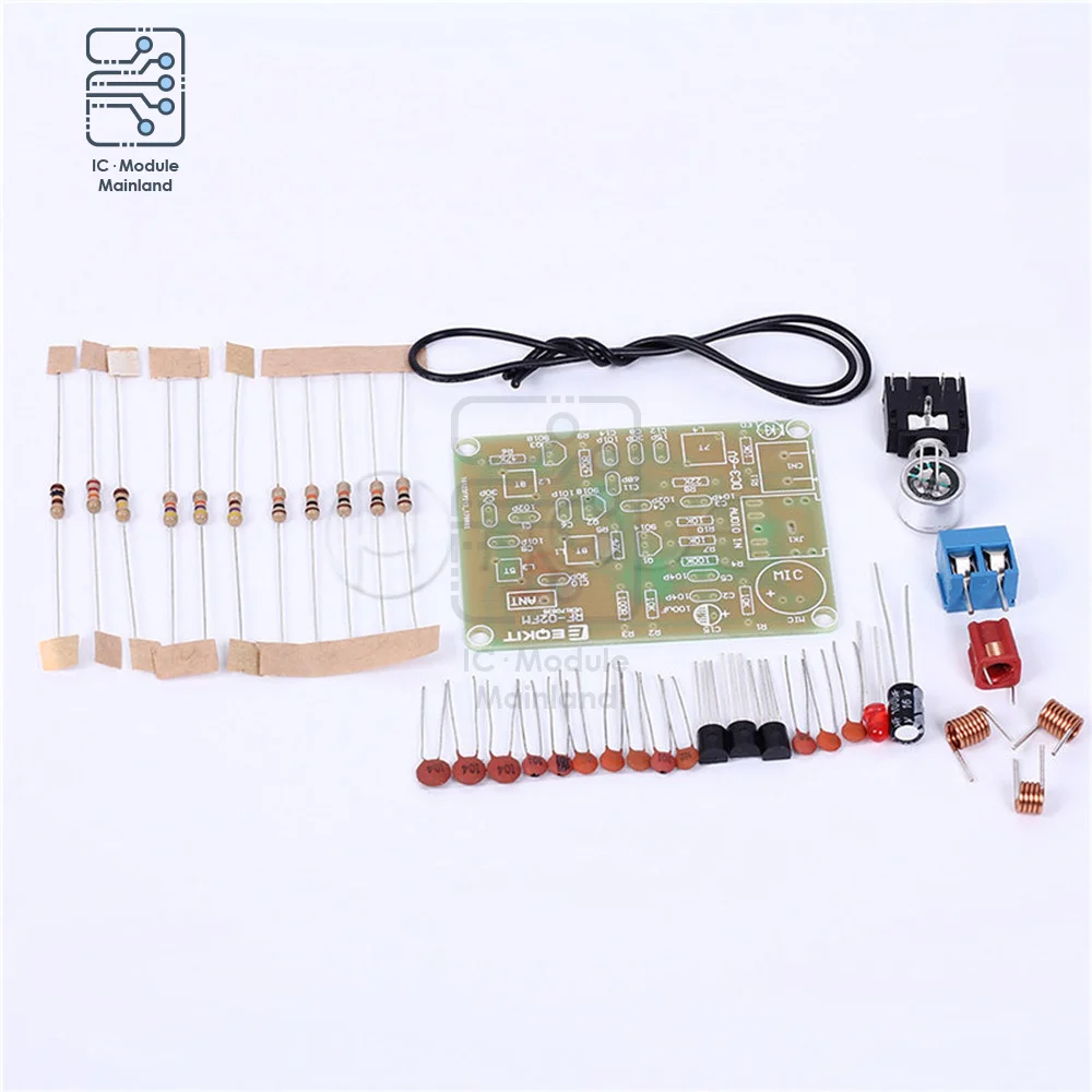 DC 3V 6V FM беспроводной передатчик Модуль DIY наборы 88-108MHz электронный Частотный