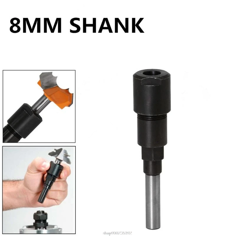 

8mm Shank Engraving Machine Extension Rod Milling Cutter Router Bit Extension Collet N25 20 Dropship