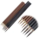 Ручка-крючок разных размеров 10 шт., кисточка Акварельная для китайской каллиграфии, художественные принадлежности для учеников и студентов, набор инструментов для рисования