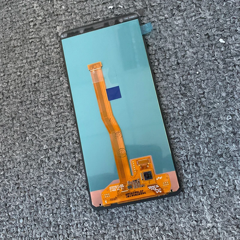1 шт. предварительно протестированный OLED ЖК-дисплей в сборе для samsung Galaxy A7 A750 A750F сенсорный экран передняя стеклянная панель с объективом