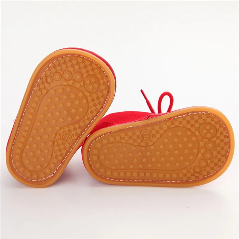 

Hot Sale Fashion Solid Lace-Up Baby Boots Cross-tied For Autumn/Winter Baby Shoes For Warm Baby Plush Boots Shoes Wholesale
