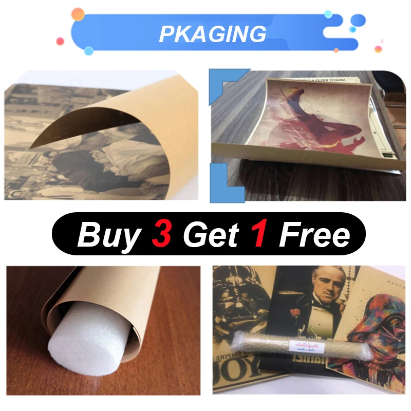 Плакаты из крафт-бумаги с аниме минималистичные плакаты другая анона один удар