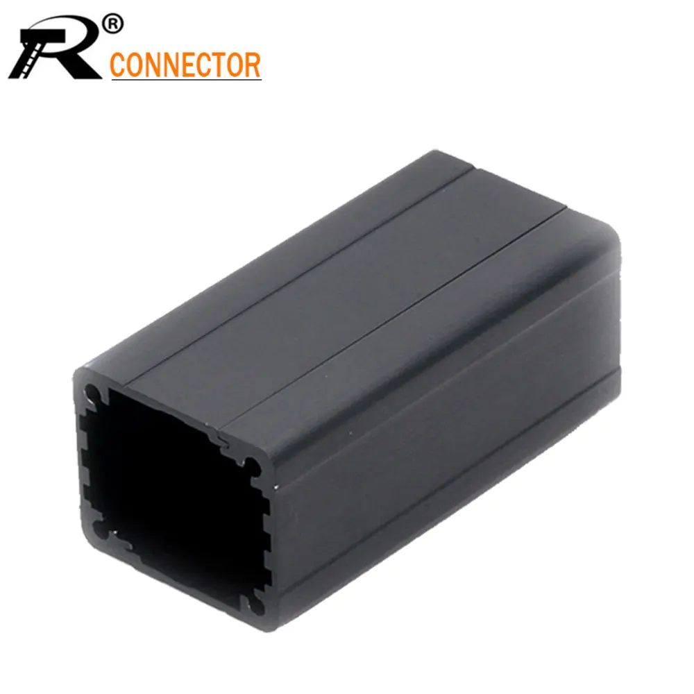 

10pcs/ lot Black Aluminum Project Box Enclosure Case Electronics housing Project Box DIY Instrument Case For Power Supply Units