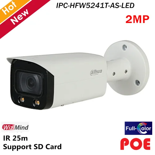 Камера видеонаблюдения Dahua Pro AI полноцветная цилиндрическая камера безопасности