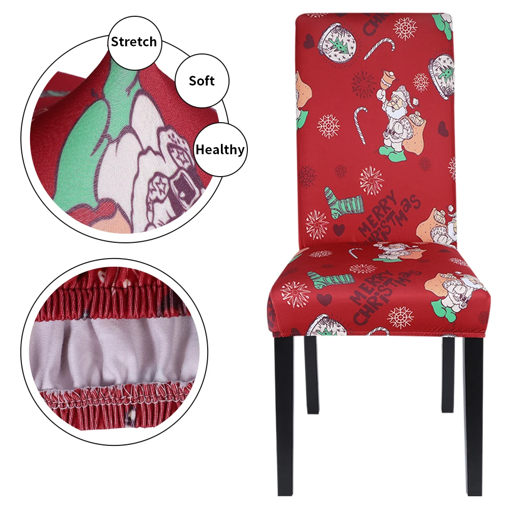 Чехлы на стулья эластичные 1/2/4/6 шт. для кухни столовой свадьбы офиса | Дом и сад