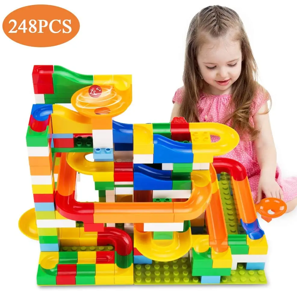 Конструктор Marble Run Классический конструктор Duploed совместимый с базовой пластиной