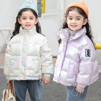 bright childrens cotton clothes girls korean version winter coat small and medium baby girl cotton jacket kids coat