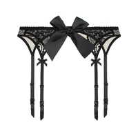 varsmiss sexy erotic panties big bow high quality lace garter belt palace style underwear temptation suspender belt s m l xl xxl