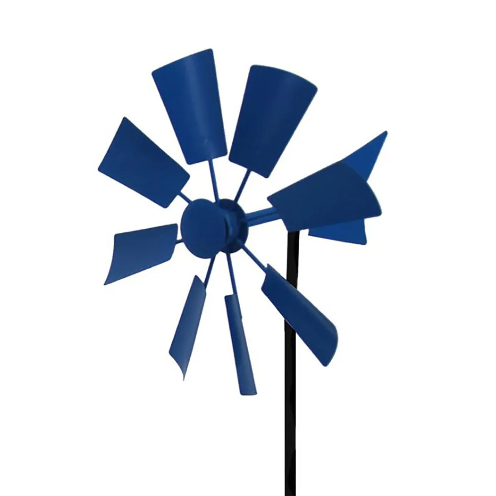 

Wind Spinner Windmill Garden Yard Decor Vertical Stake Construction for Outdoor Yard Lawn & Garden Windmill Stake