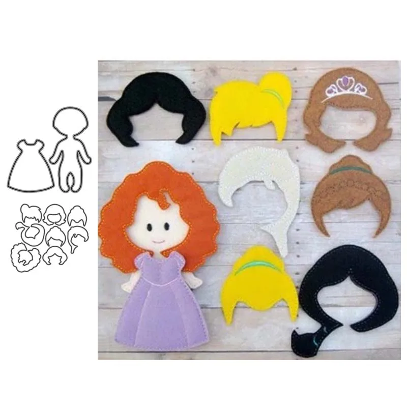 Разнообразные металлические Вырубные штампы для девушек скрапбукинга альбома