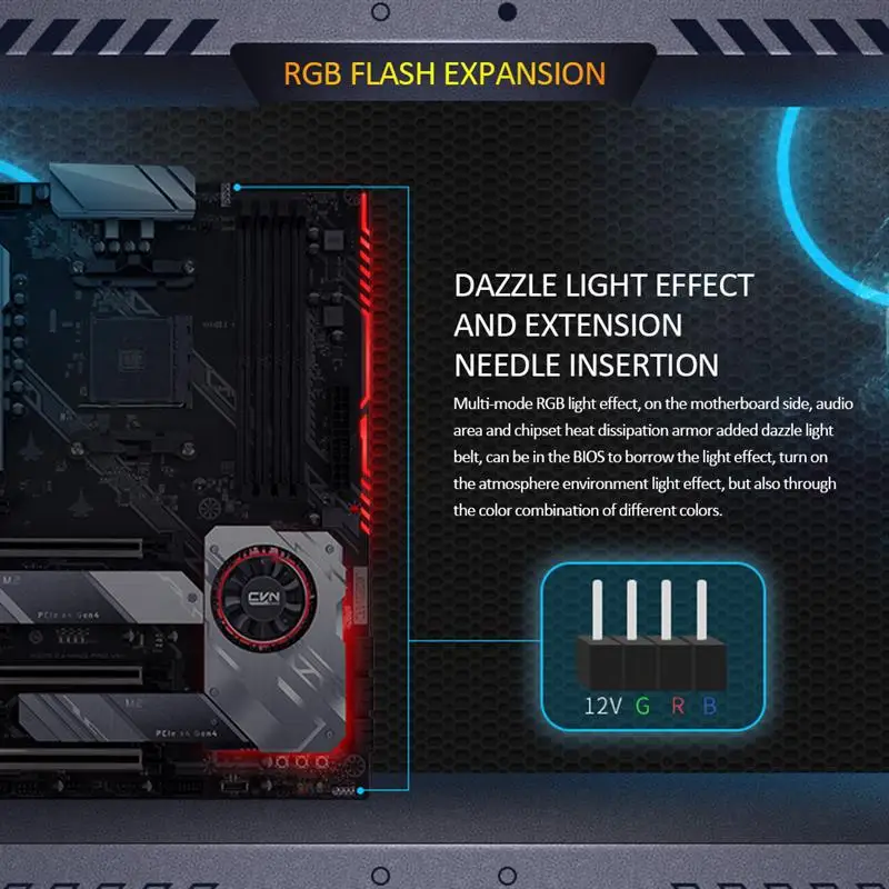 Verkauf Bunte CVN X570 GAMING PRO V14 Motherboard Dual Kanal DDR4 RAM USB 3,1 GEN1 SATA 3,0 6 Gb/S Für AMD AM4 Ryzen