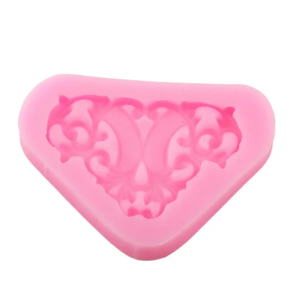 Baroque Scroll Relief Silicone Molds Cake Border Fondant Mold Decorating Tools Candy Polymer Clay Chocolate Gumpaste Mould | Дом и сад