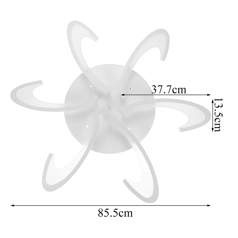 Современная светодиодная акриловая потолочная лампа для гостиной спальни