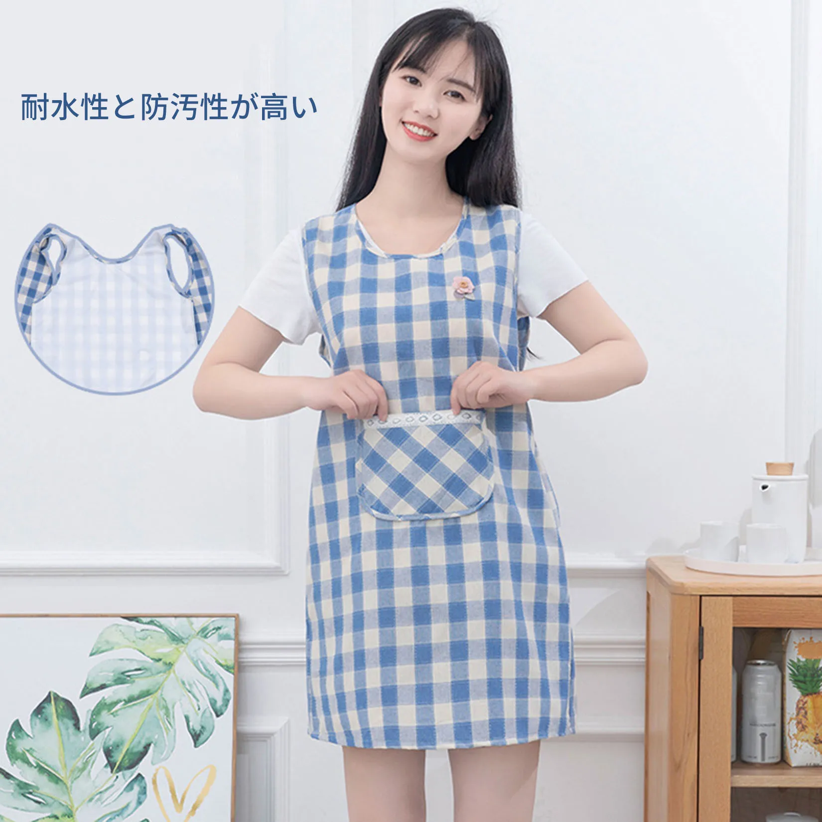 

Кухонные фартуки, водонепроницаемые маслонепроницаемые женские Комбинезоны для кафе, ресторанов, сарафан в стиле жилета с карманами