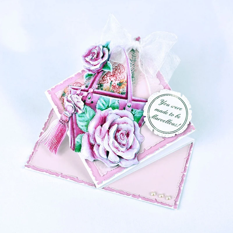 

Panalisacraft Flower Basket Metal Cutting Dies Craft Dies Scrapbooking Card Making Album Embossing Stencil Die Cut Decoration