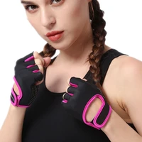 anti slip weight half finger womens gym gloves men women training fit bodybuilding weightlifting fingerless fintness gloves