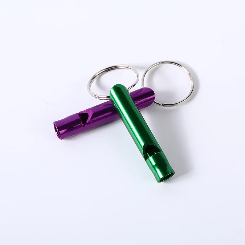 1 свисток для выживания металлический брелок ключей Многофункциональный