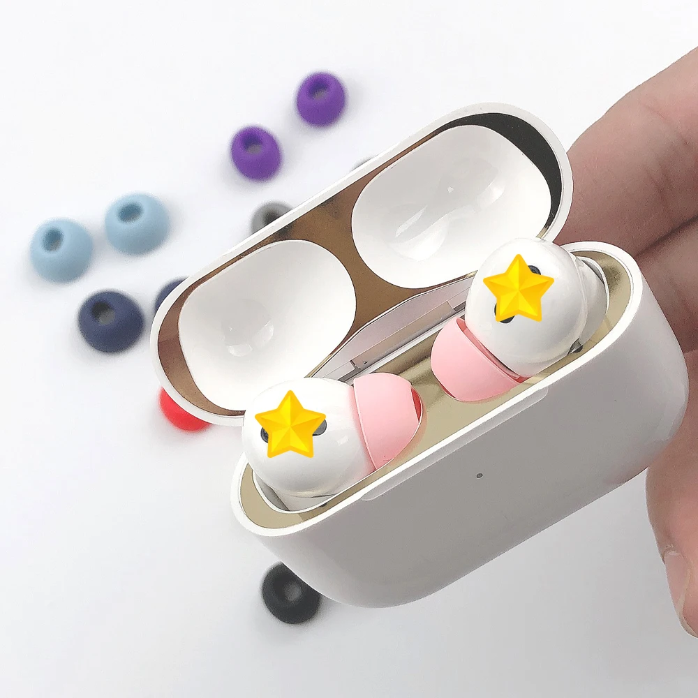3 шт. для AirPods Pro сменные Противоскользящие силиконовые наушники Airpods 2019