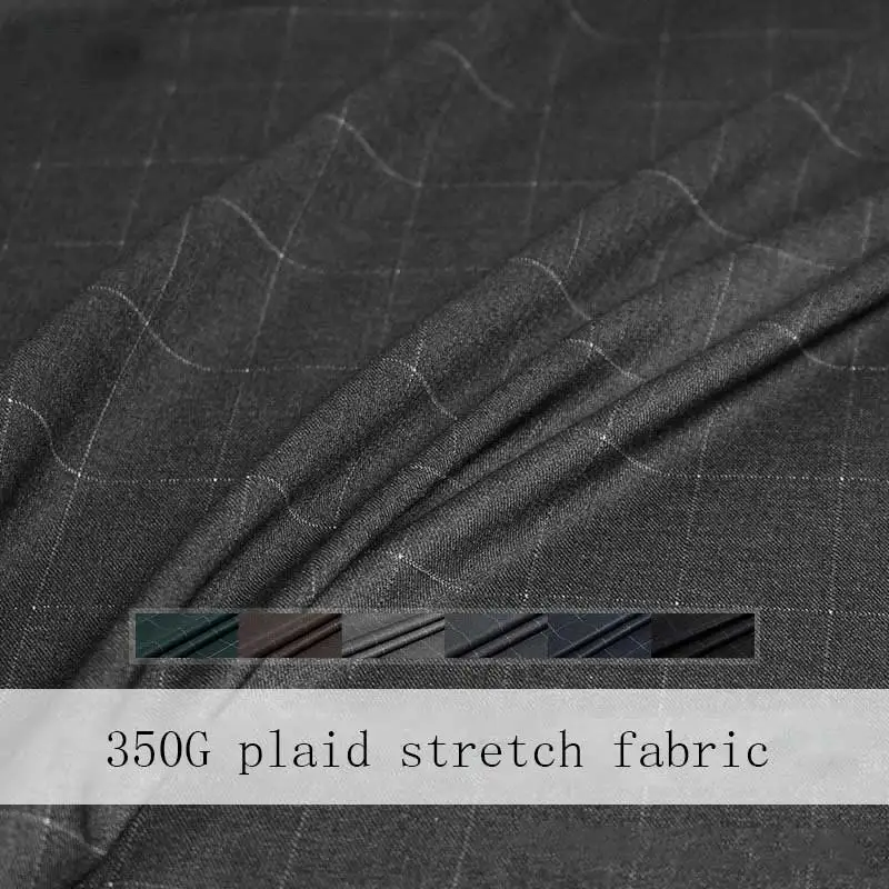 Новинка TR имитация камвольной шерсти стрейч утолщенная клетчатая ткань весна и