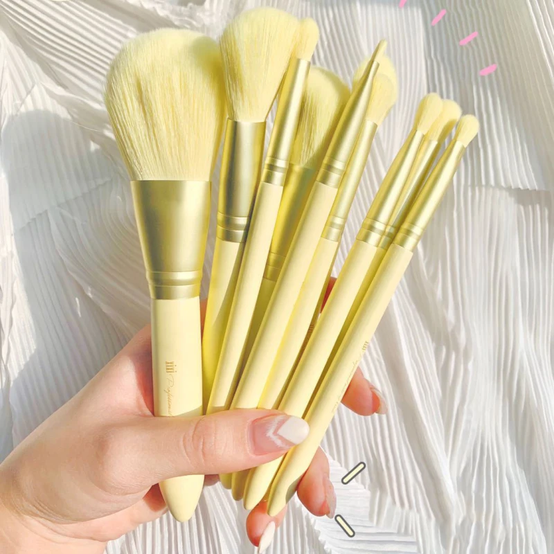 

10PCS Set Soft Hair Makeup Brush Professional Beauty Tools Eye Shadow Foundation Blush Make Up Brush Cosmetic Maquiagem