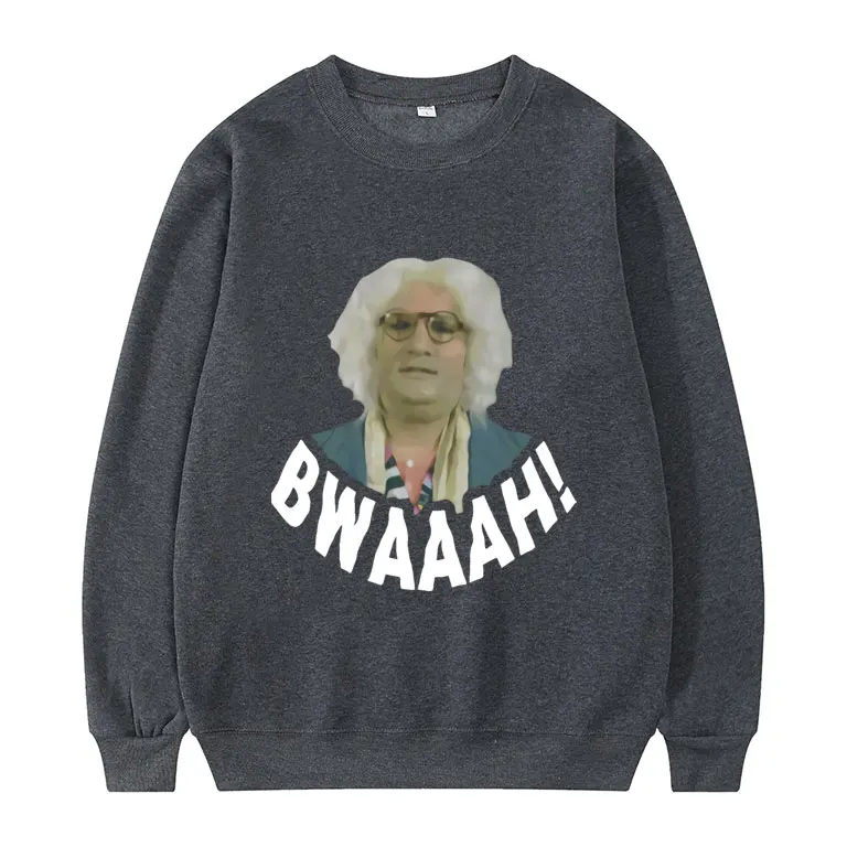 

Bwaaah Letter Print Sweatshirt Men Women Fashion Hip Hop Pullover Loose Streetwear Cute Tops Long Sleeve Unisex Cotton Tracksuit