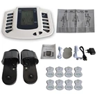 Многофункциональный массажный стимулятор, расслабляющий массажер для мышц, импульсный акупунктурный терапевтический тапок, 8 подушечек, коробка