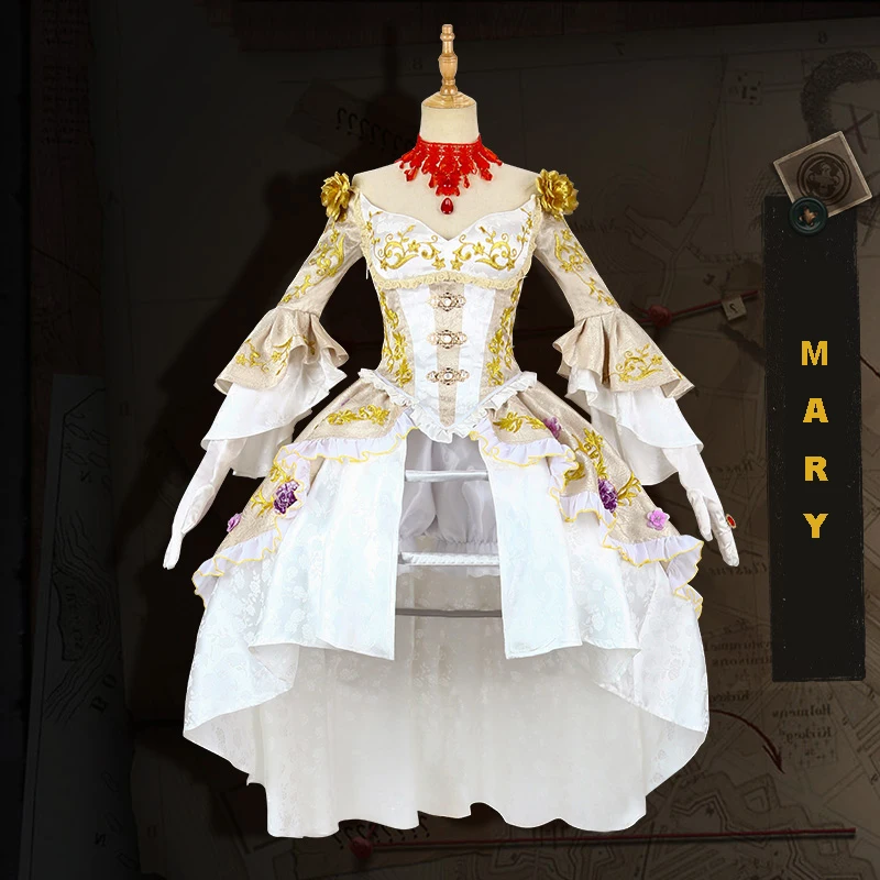 Game Identity V Cosplay Costumes Hunter Bloody Queen Mary  Cosplay Costume Bloodbath Skin Uniforms Clothes Suits Dresses Evening