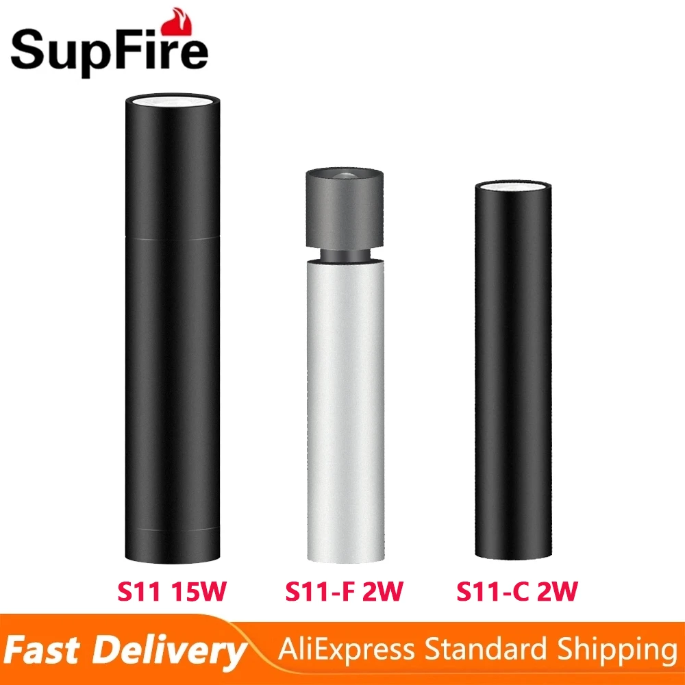 

SupFire S11 Series Mini Flashlight USB Rechargeable Battery For Camping Fishing Hunting Bicycle Lantern Waterproof LED Torch