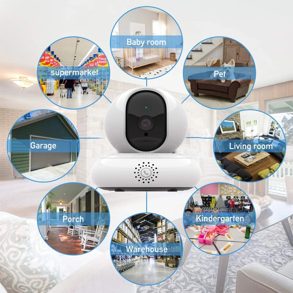 YUNSYE 1080P Wi-Fi беспроводная сетевая камера домашняя ИК-камера видеонаблюдения 2.0MP