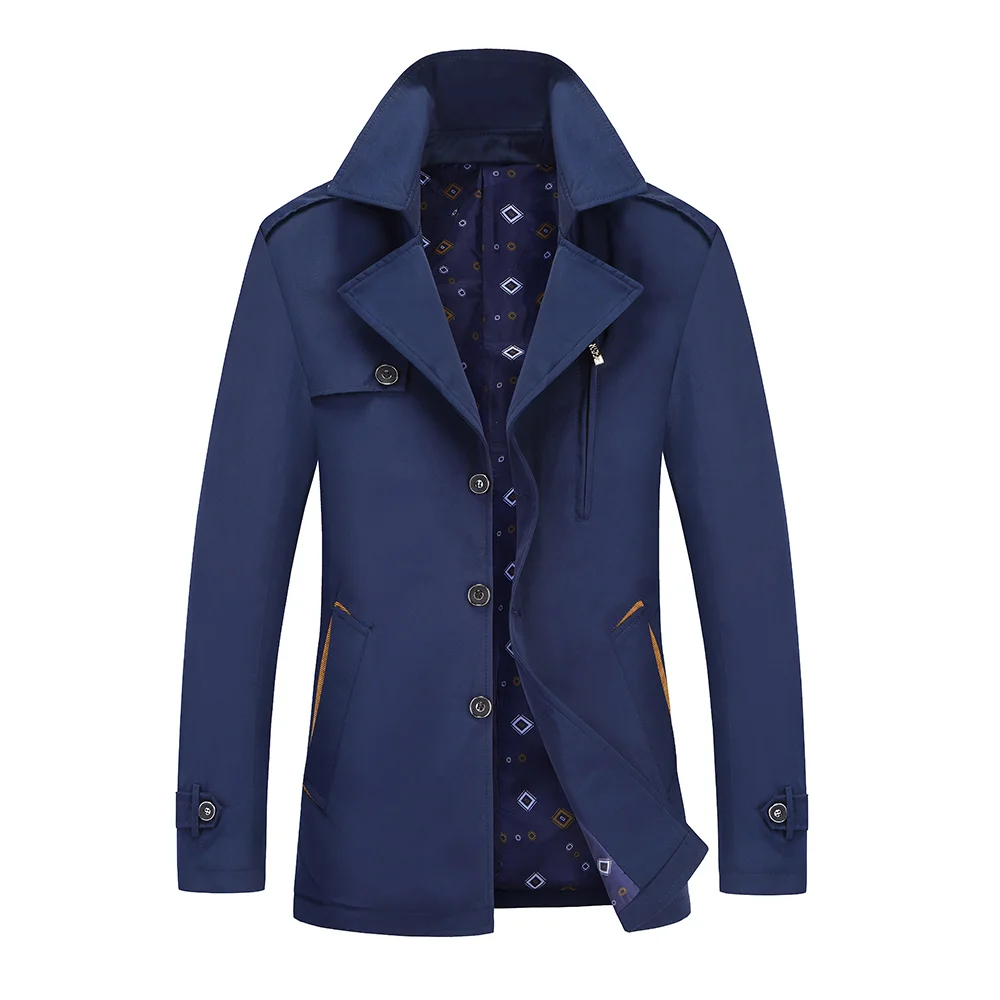 Повседневное Для мужчин детская куртка весенняя в стиле милитари пальто осеннее