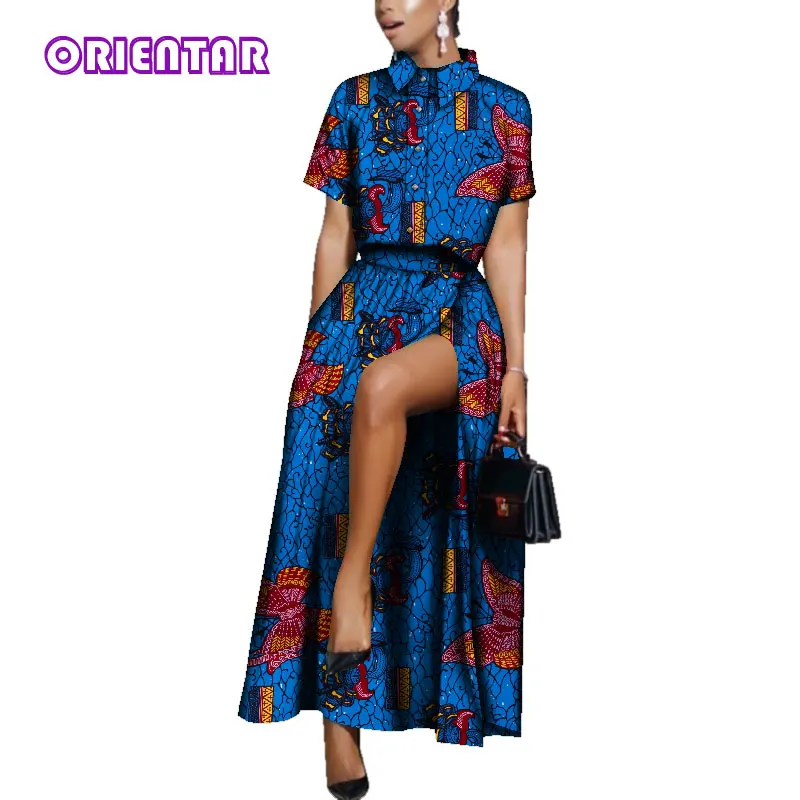 Комплект из 2 предметов женский кроп топ и юбка в африканском стиле фут с принтом