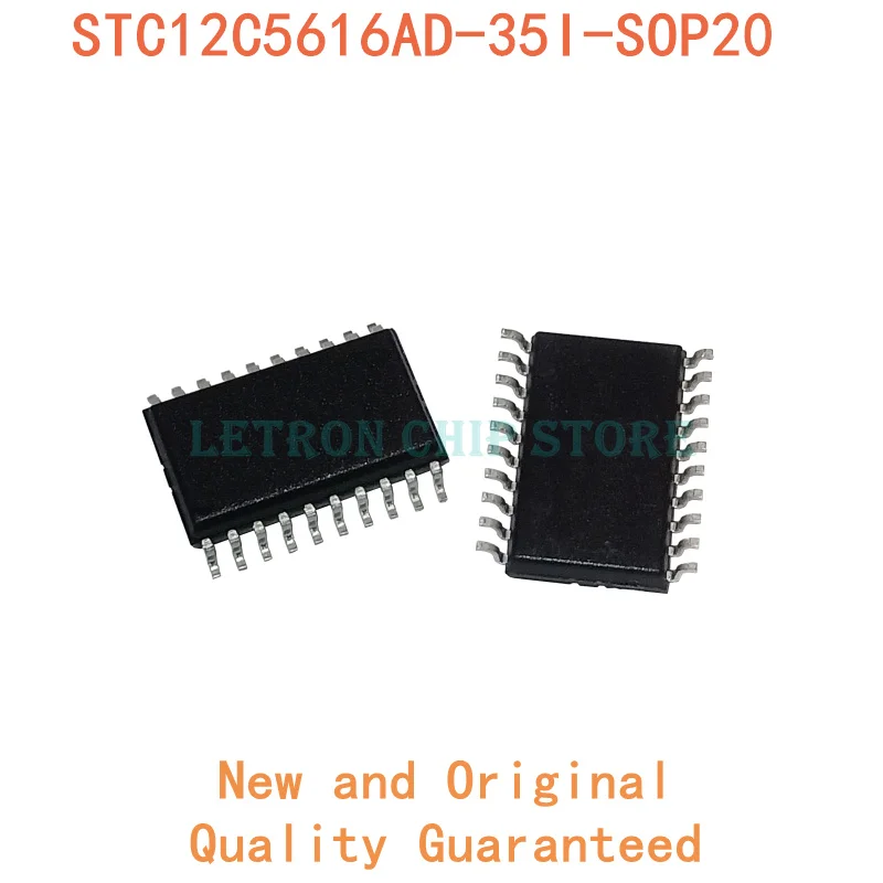 

Чипсет STC12C5616AD-35I-SOP20 SOP-20 STC12C5616AD 7,2 мм SOIC-20 SOIC20 SMD, новый и оригинальный, 10 шт.
