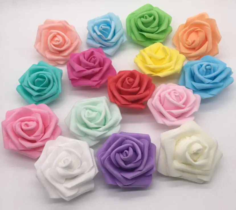 Искусственный синий цветок розы 200|Искусственные и сухие цветы| |