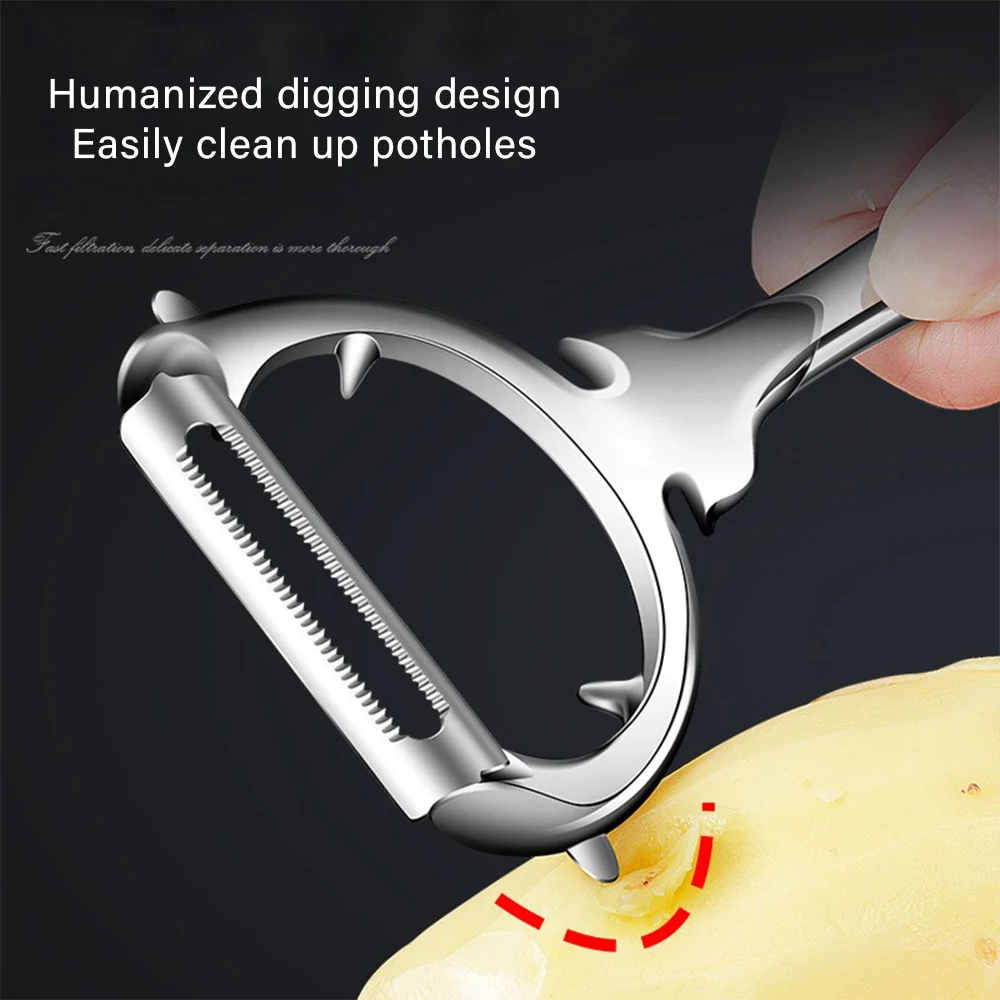 Нож для чистки фруктов и овощей бытовой кухонный инструмент из цинкового сплава