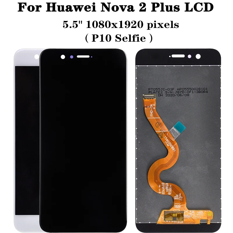 5 "Оригинальный ЖК-дисплей для Huawei Nova 2 Plus сенсорный экран дигитайзер BAC L23 L03 Nova2