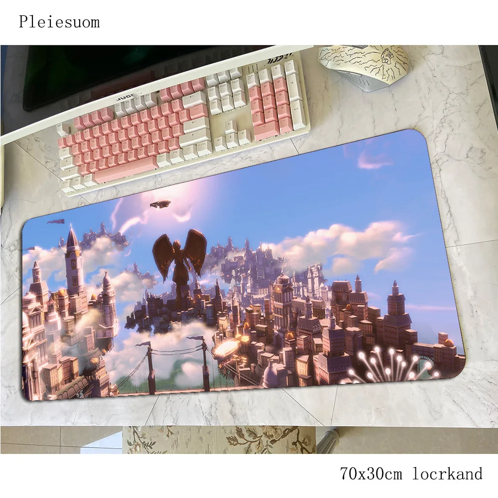 Bioshock коврик для мыши Рождественские подарки компьютерный 70x30 см игровой большого
