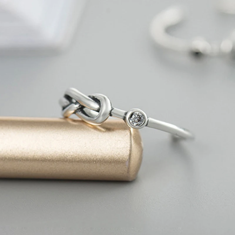 Настоящее кольцо из стерлингового серебра S925 пробы для женщин хит продаж