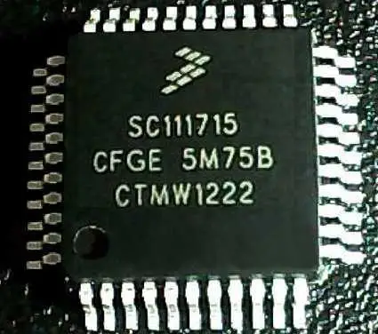 

SC111715CFGE 5M75B QFP44 IC