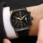 Женева новые модные простые мужские часы с ремешком из нержавеющей стали Бизнес Высокое качество Мужские часы кварцевые наручные часы reloj hombre