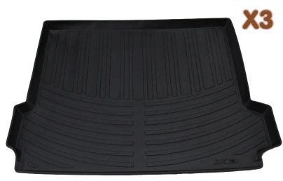 

No Odor Latex Carpets Special Car Trunk Mats for X3 Durable Waterproof Easy To Clean Rubber Luggage Mat
