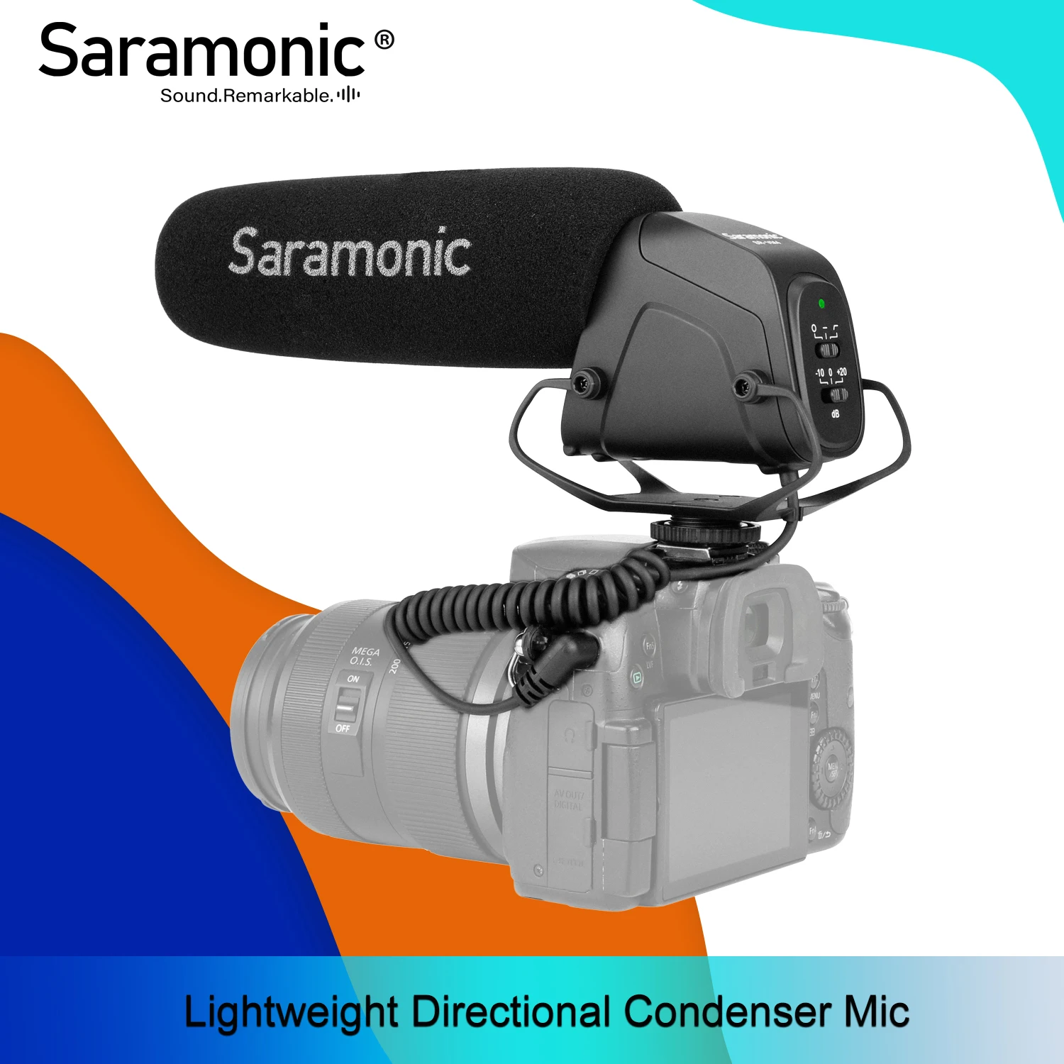 Saramonic SR VM4 легкий направленный конденсаторный микрофон с противоударным