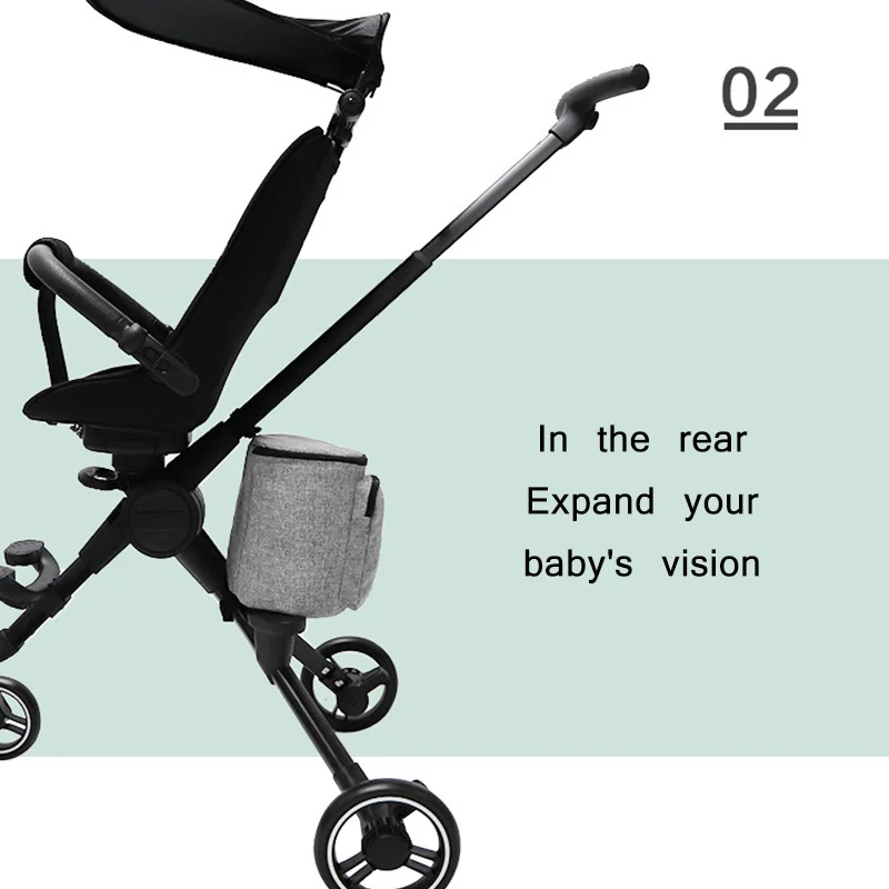 

Flax Linen Baby Stroller Bag Diaper Side Hanging Carriage Cart Storage Organizer Basket For Baby Stroller Accessories