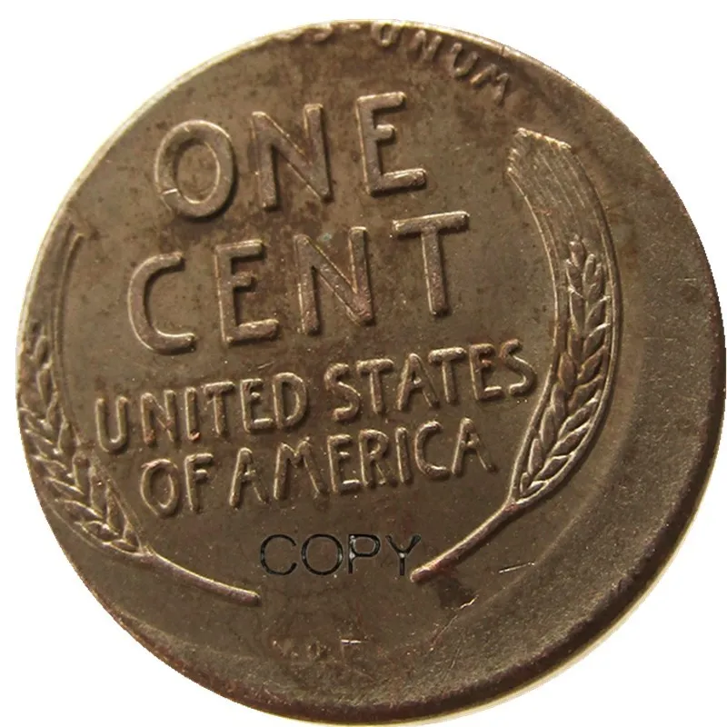 

US 1955 VDB Double One Cent Off-Center Error 100% Copper Copy Coin